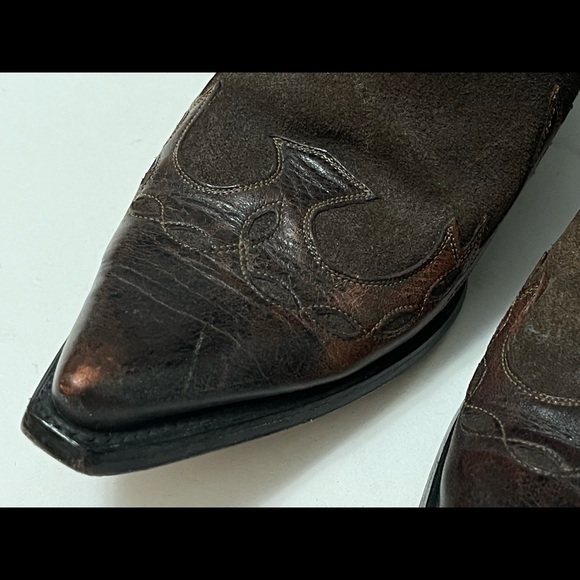 Mexican handmade leather boots Size 8 - Picture 8 of 16